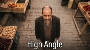צילום מזווית גבוהה המדגים שימוש בטכניקת High Angle בקולנוע